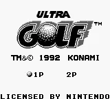 Ultra Golf screenshot