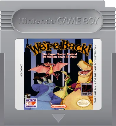 We're Back!: A Dinosaur's Story cart