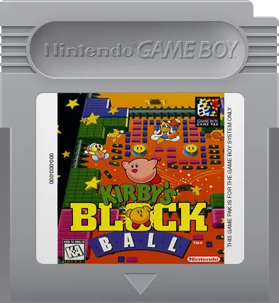 Kirby's Block Ball cart