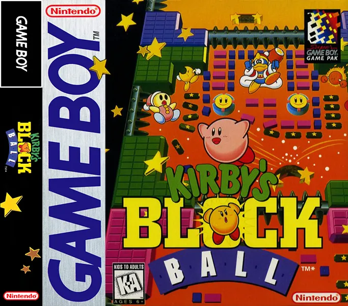 Kirby's Block Ball box art