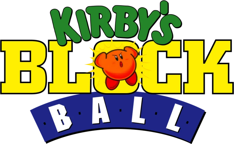 Kirby's Block Ball logo