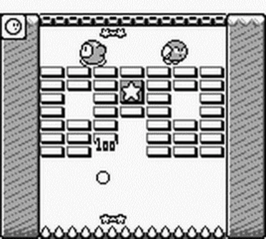 Backdrop artwork for Kirby's Block Ball