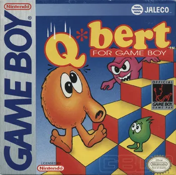 Q*bert for Game Boy box art