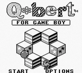 Q*bert for Game Boy screenshot