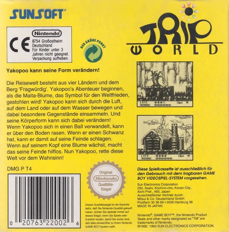 Trip World box back