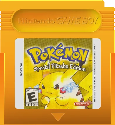 Pokemon Yellow Version Special Pikachu Edition cart