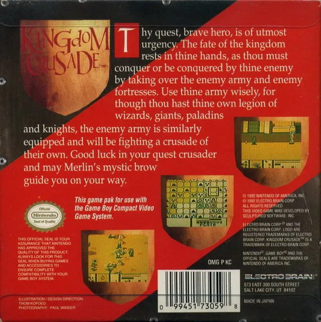 Kingdom Crusade box back