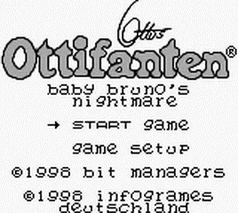 Otto's Ottifanten: Baby Bruno's Nightmare screenshot