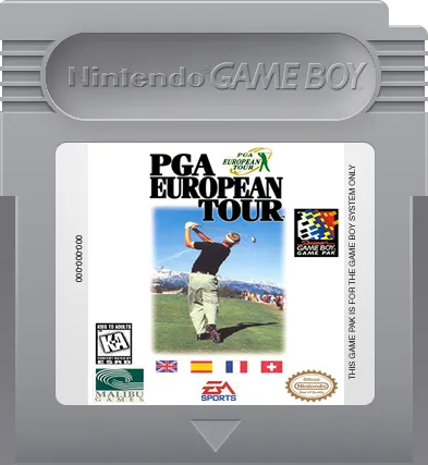 PGA European Tour cart