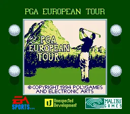 PGA European Tour screenshot