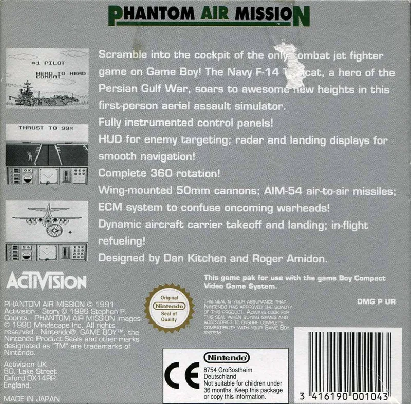 Phantom Air Mission box back