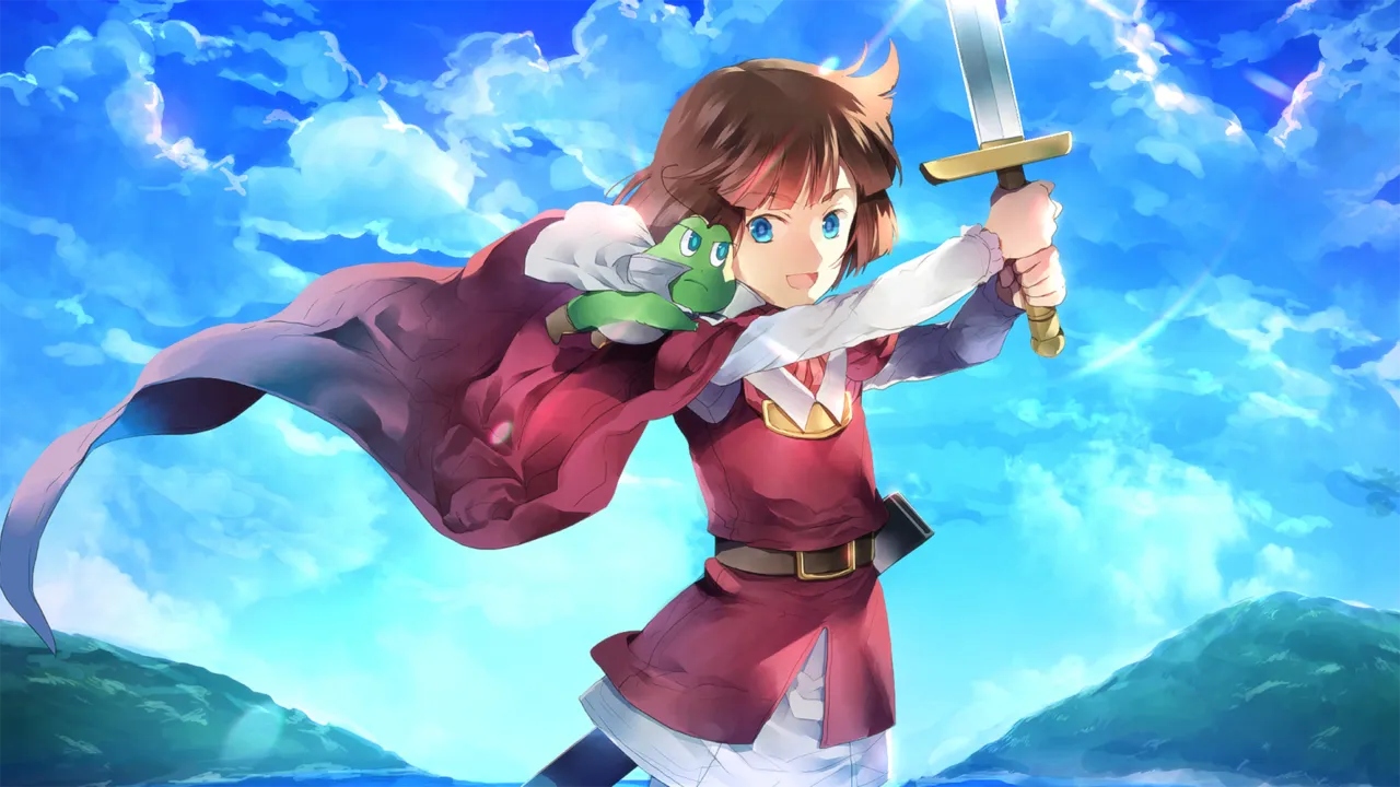 Backdrop artwork for Kaeru no tame ni Kane wa Naru