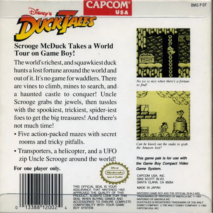 DuckTales box back