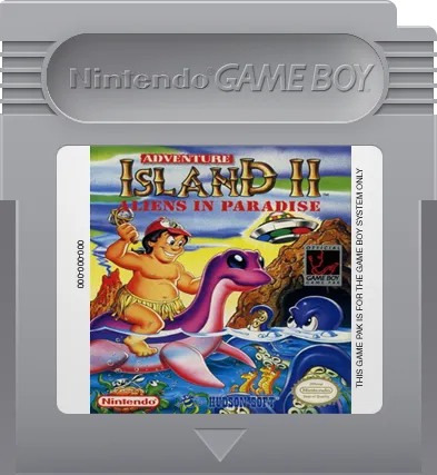 Adventure Island II: Aliens in Paradise cart