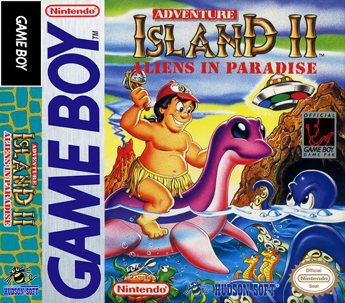 Adventure Island II: Aliens in Paradise box art