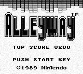 Alleyway screenshot