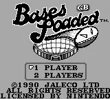Bases Loaded for Game Boy screenshot