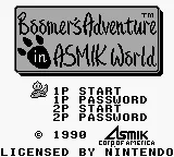 Boomer's Adventure in ASMIK World screenshot