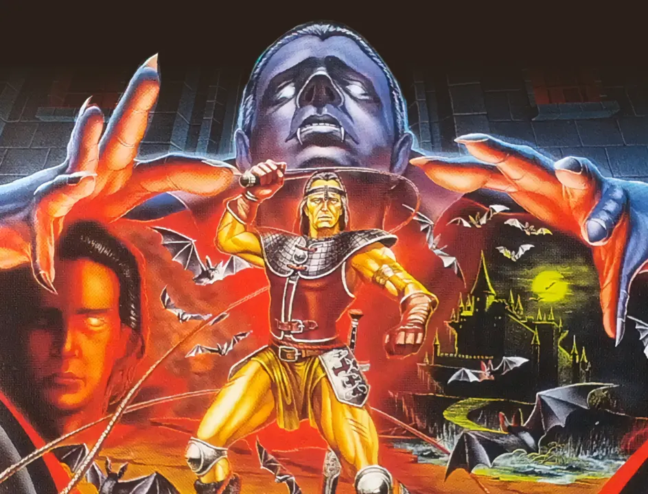 Backdrop artwork for Castlevania II: Belmont's Revenge