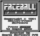 Faceball 2000 screenshot