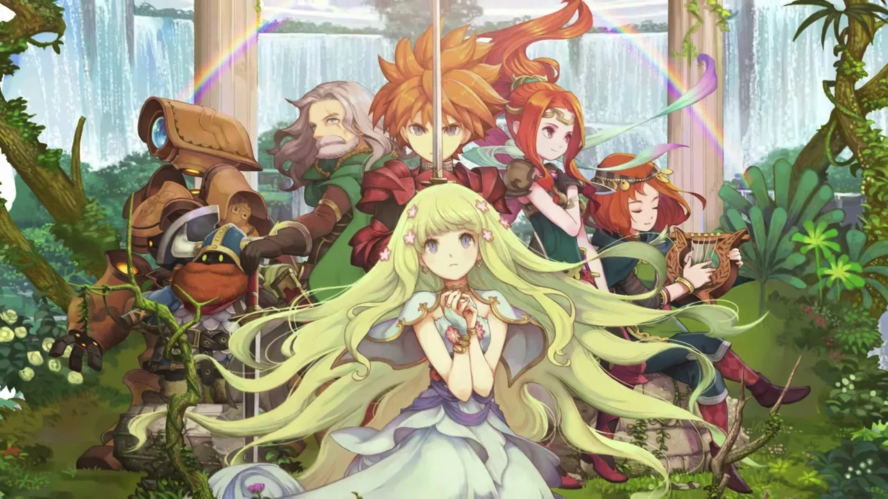 Backdrop artwork for Final Fantasy Adventure