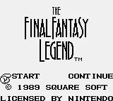 The Final Fantasy Legend screenshot