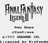 Final Fantasy Legend III screenshot