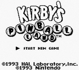 Kirby's Pinball Land screenshot