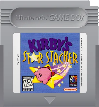 Kirby's Star Stacker cart