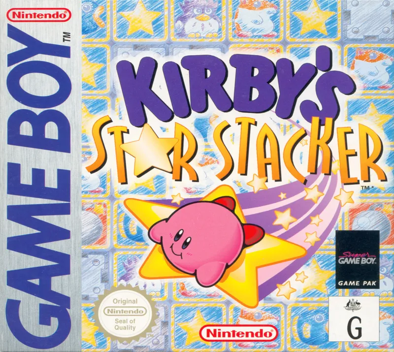 Kirby's Star Stacker box art
