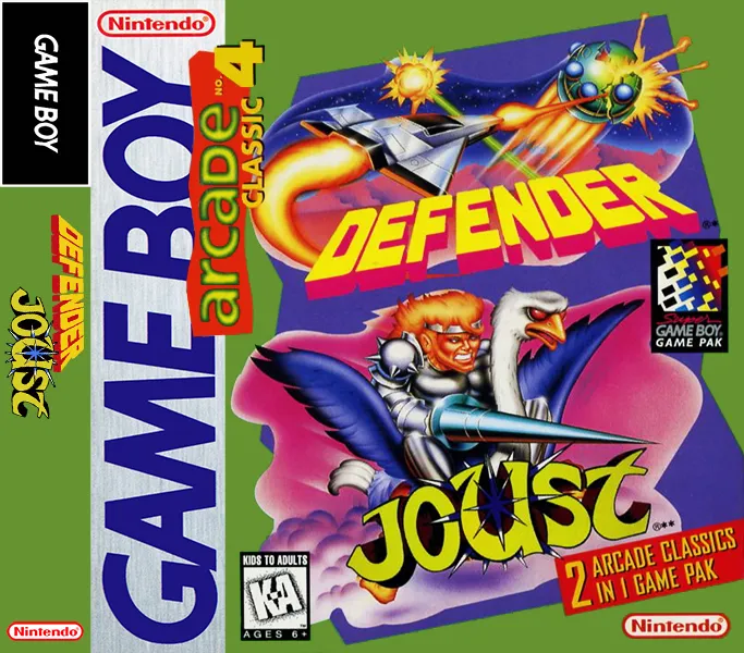 Arcade Classic 4: Defender/Joust box art