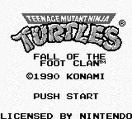 Teenage Mutant Ninja Turtles: Fall of the Foot Clan screenshot
