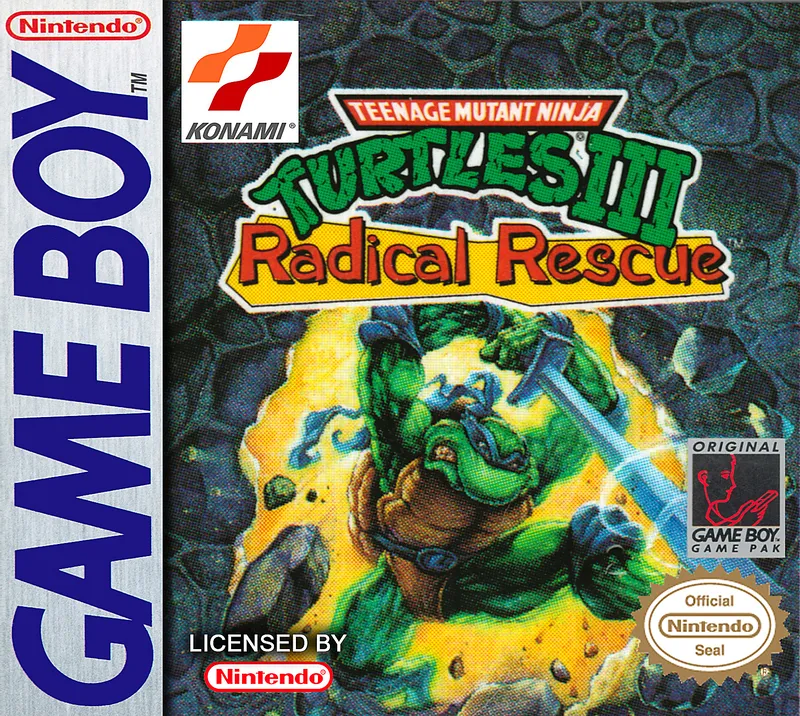 Teenage Mutant Ninja Turtles III: Radical Rescue box art