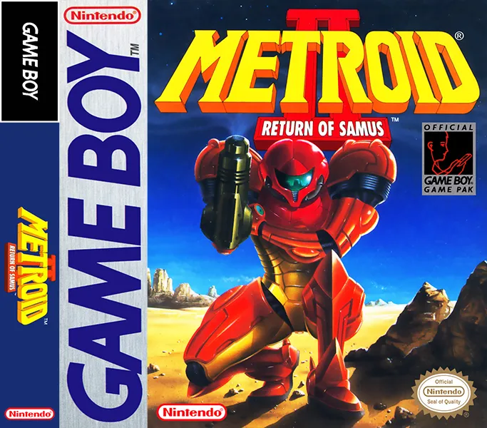 Metroid II: Return of Samus cover art for Nintendo Game Boy
