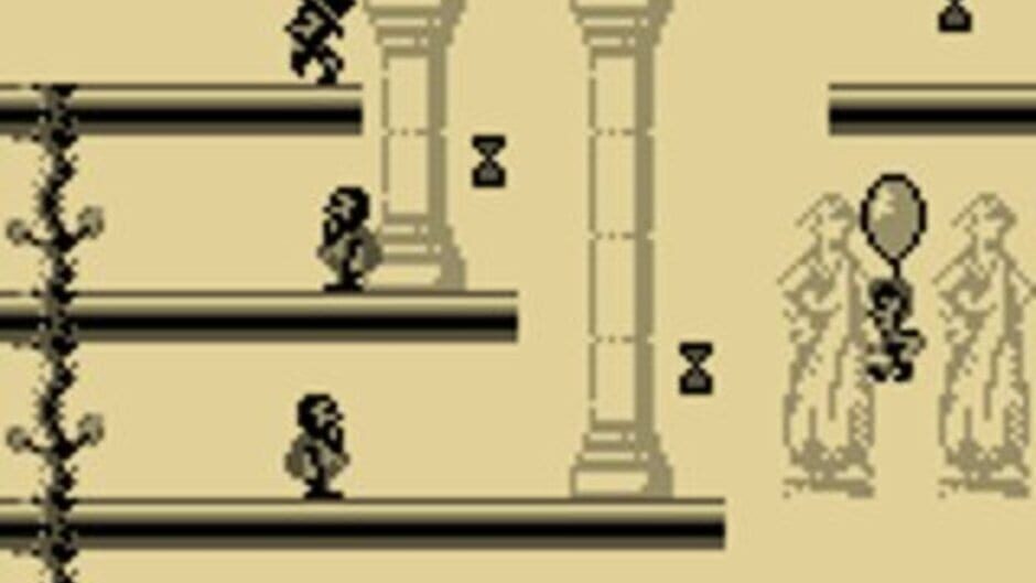 Backdrop artwork for Bill & Ted's Excellent Game Boy Adventure - A Bogus Journey!