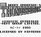 Gerry Anderson's Thunderbirds title screen