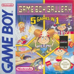 Game Boy Gallery - 5 Games in 1 (Europe) (SGB Enhanced) cover art for Nintendo Game Boy