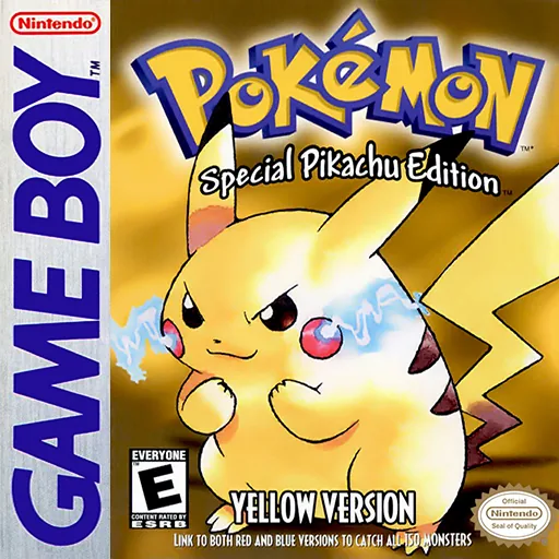 Pokemon - Yellow Version - Special Pikachu Edition (USA, Europe) (CGB+SGB Enhanced) cover art for Nintendo Game Boy