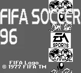 FIFA Soccer 96 (USA, Europe) (En,Fr,De,Es) (SGB Enhanced) title screen