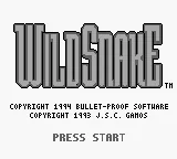 Wild Snake (USA) (SGB Enhanced) title screen