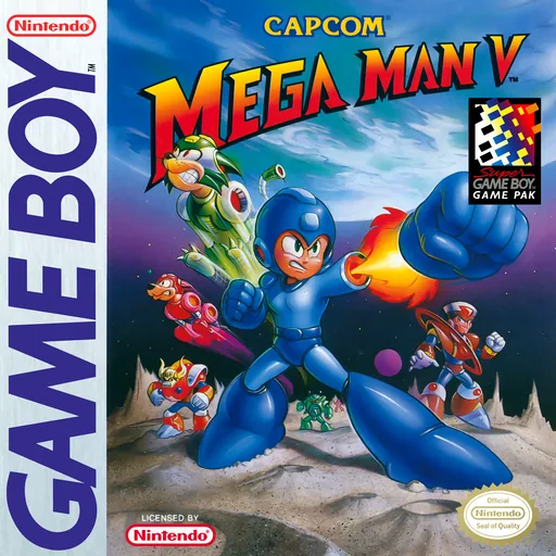 Backdrop artwork for Mega Man V (Europe) (SGB Enhanced)