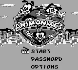 Animaniacs (Europe) (SGB Enhanced) title screen