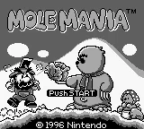 Mole Mania (USA, Europe) (SGB Enhanced) title screen
