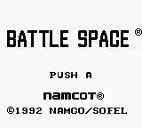 Battle Space title screen
