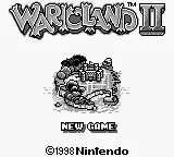 Wario Land II (USA, Europe) (SGB Enhanced) title screen
