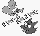 Simpsons, The - Itchy & Scratchy - Miniature Golf Madness title screen