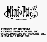 Mini-Putt title screen