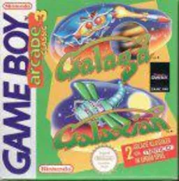 Backdrop artwork for Arcade Classic No. 3 - Galaga & Galaxian (Europe) (SGB Enhanced)