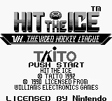 Hit the Ice - VHL - The Official Video Hockey League title screen