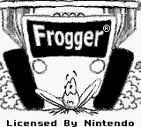 Frogger title screen